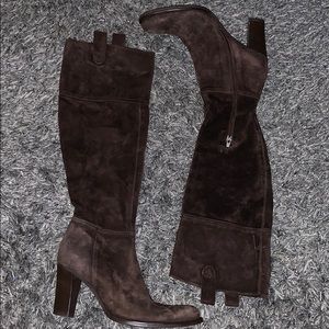 Easy Dream 38 8 brown suede knee high boots